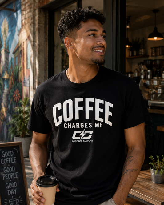 Coffee Charges Me Premium T-Shirt
