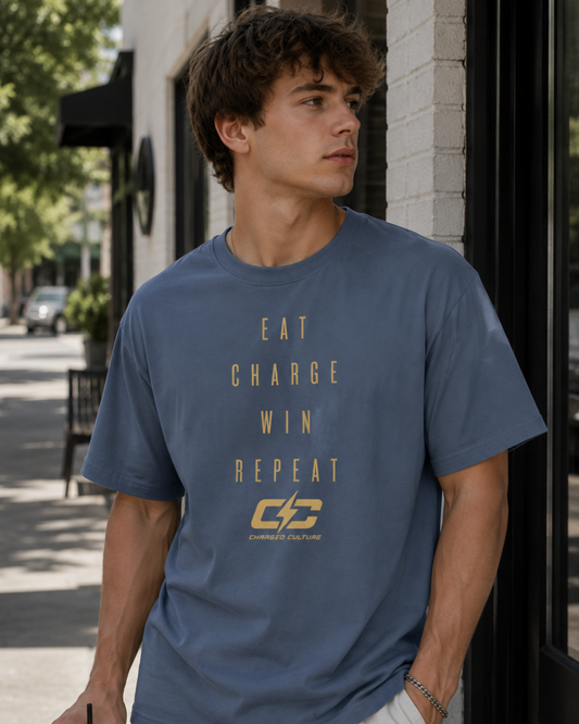 Win Charged Routine Oversized Faded T-Shirt