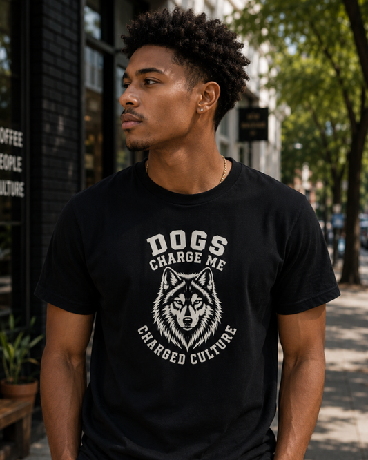 Dogs Charge Me Premium T-Shirt