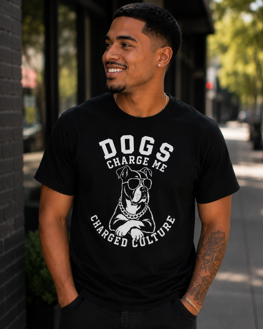 Dogs Charge Me Premium T-Shirt