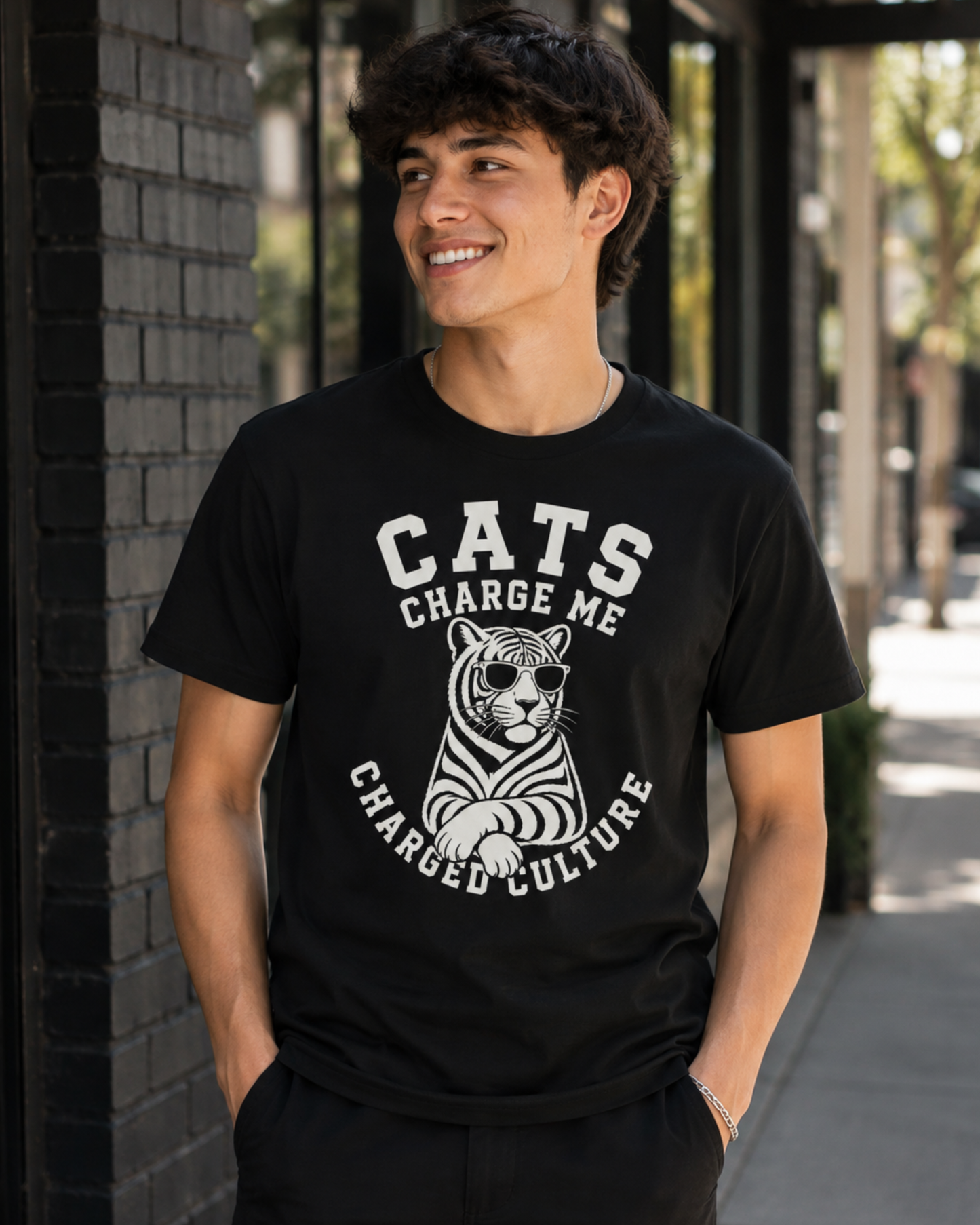 Cats Charge Me Premium T-Shirt