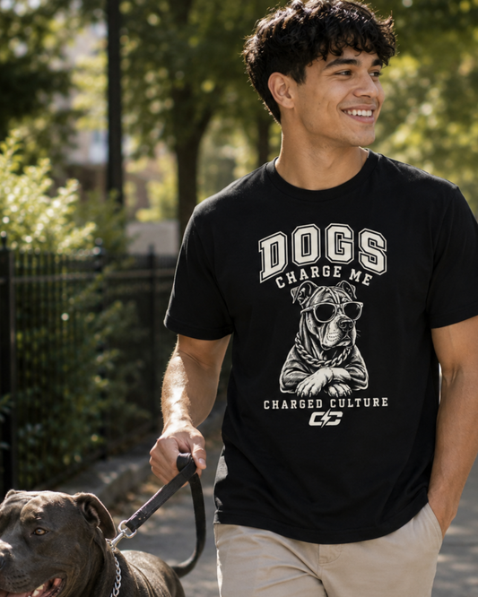 Dogs Charge Me Premium T-Shirt